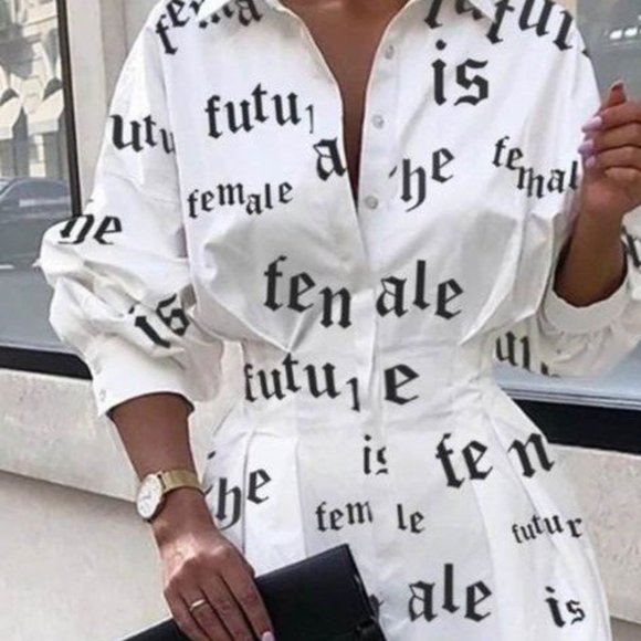 Dresses & Skirts - New Women's Dress with Black and White